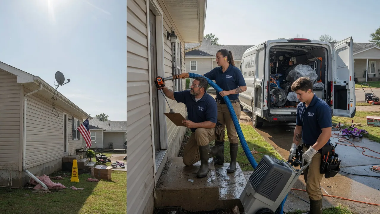 Ceiling Water Damage Restoration in Rose Hill, KS near me