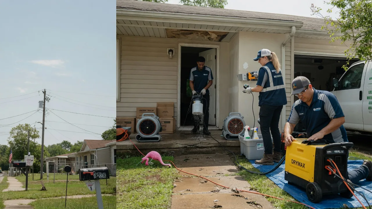Storm Damage Water Removal in Rose Hill, KS near me